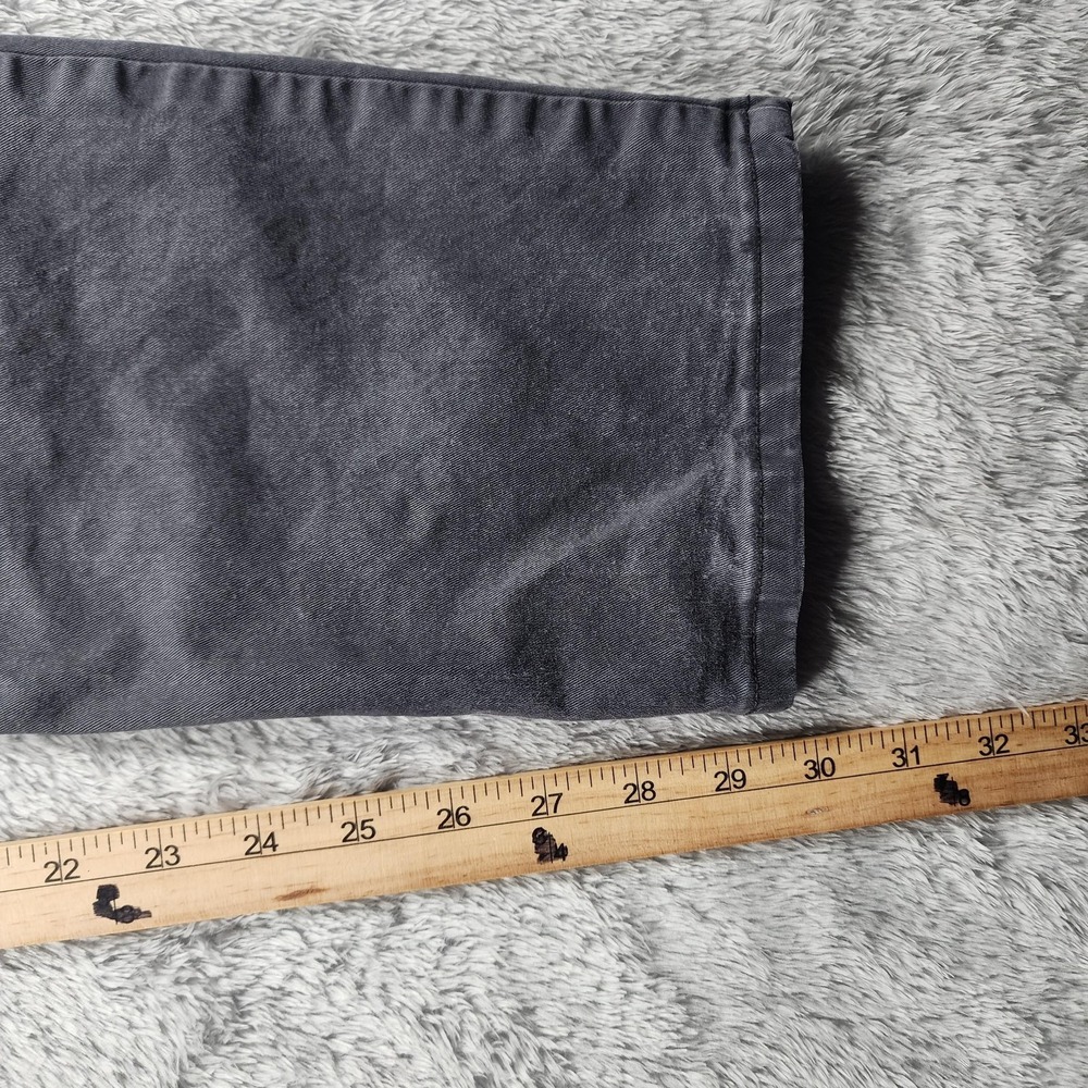 Flint And Tinder Jeans Mens 33x32 (Fits 31x30) Gray Athletic Tapered Charcoal - Picture 12 of 13